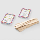 UK GROOT-BRITTANNIË Christelijk huwelijksprogramma Handwaaier (Niet-gemonteerd)