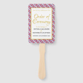 UK GROOT-BRITTANNIË Christelijk huwelijksprogramma Handwaaier (Voorkant)