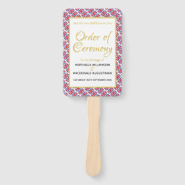 UK GROOT-BRITTANNIË Christelijk huwelijksprogramma Handwaaier