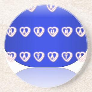 UK HAKUNA MATATA ALTIJS.png Zandsteen Onderzetter