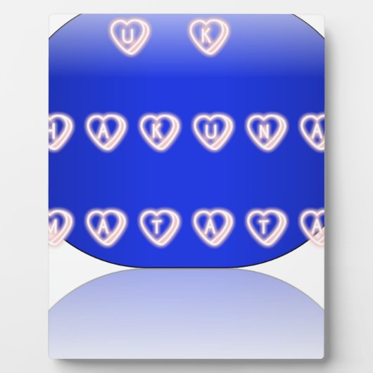 UK Hakuna Matata Art Print Fotoplaat (Voorkant)