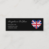 UK Hart Mini Visitekaartje (Voorkant)