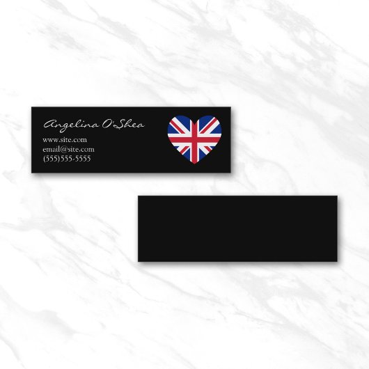 UK Hart Mini Visitekaartje