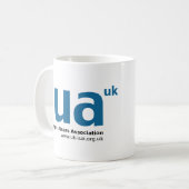 UK IUA Powered by... Koffiemok (Voorkant links)
