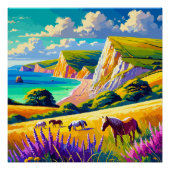 uk Jurassic Coast poster art (Voorkant)