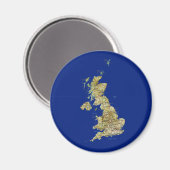 UK Kaart Magnet (Voorkant / Achterkant)
