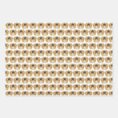 UK Kerst spruiten gehakt taarten varkens in dekens Inpakpapier Vel (Voorkant 3)