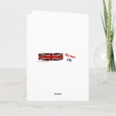 UK Kerstman Feestdagen Kaart (Achterkant)