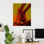 (UK) LONDEN BRIDGE Poster (Thuiskantoor)