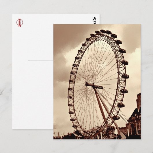 (UK)  London Eye Briefkaart (Voorkant / Achterkant)