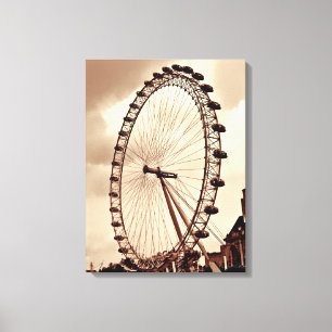 (UK) London Eye  Wrapped Canvas