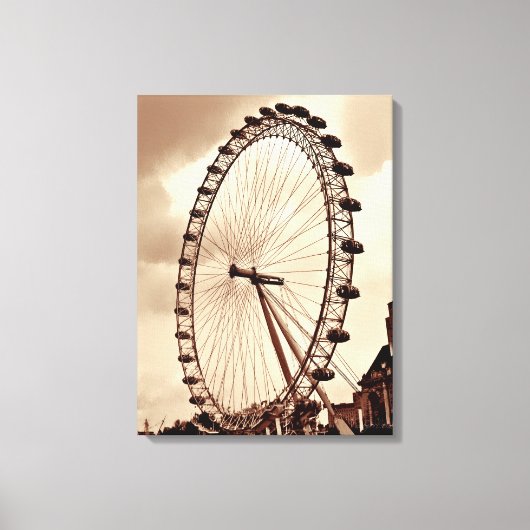 (UK) London Eye  Wrapped Canvas (Voorkant)