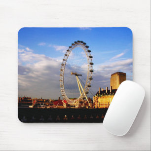 UK Mooie LONDON EYE Gezicht Muismat