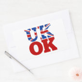 UK OK! Beter samen Rechthoekige Sticker (Envelop)