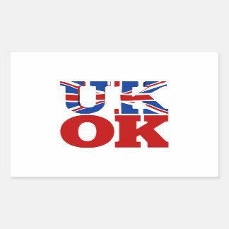 UK OK! Beter samen Rechthoekige Sticker