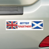 UK OK! Better Samen Bumpersticker (Op auto)