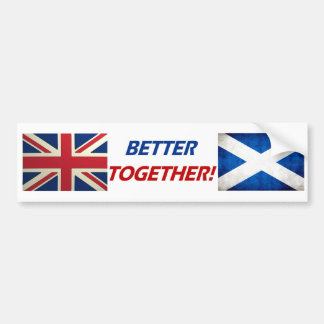 UK OK! Better Samen Bumpersticker