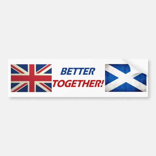 UK OK! Better Samen Bumpersticker (Voorkant)