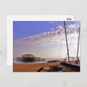 (UK) Old Brighton Pier Briefkaart (Voorkant / Achterkant)