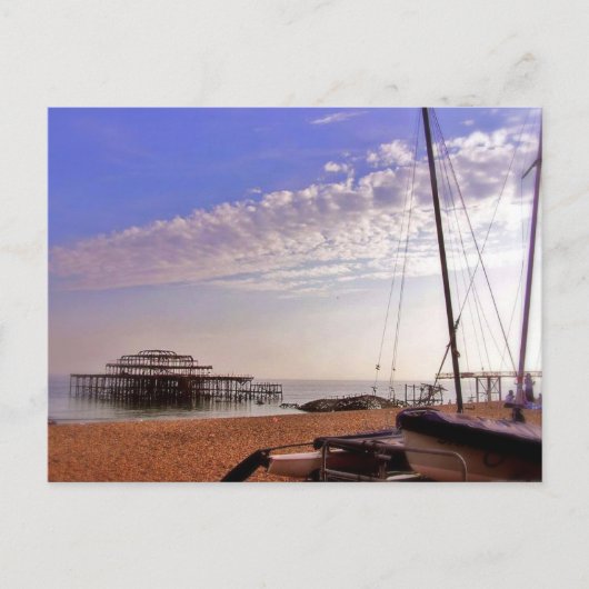 (UK) Old Brighton Pier Briefkaart (Voorkant)