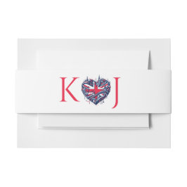 UK Paar Bruiloft Uitnodigingen Wikkel