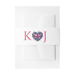 UK Paar Bruiloft Uitnodigingen Wikkel