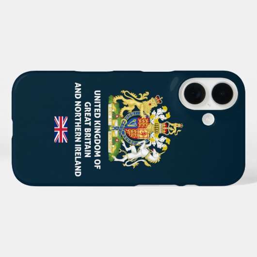 UK paspoort telefoon Case (Achterkant (horizontaal))