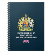 UK paspoort telefoon Case Notitieboek (Voorkant)