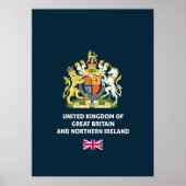 UK paspoort telefoon Case Poster (Voorkant)