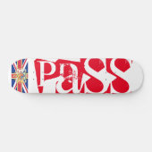 UK PASS Skateboard (Horizontaal)