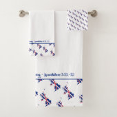 UK Patriotic UNION JACK Aangepaste Christelijke Sc Bad Handdoek (Insitu)
