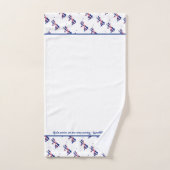 UK Patriotic UNION JACK Aangepaste Christelijke Sc Bad Handdoek (Handdoek)