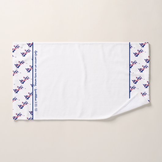 UK Patriotic UNION JACK Aangepaste Christelijke Sc Bad Handdoek (Handdoek)