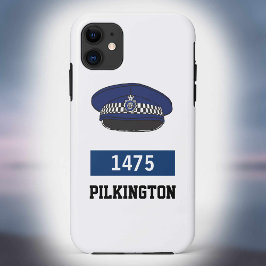 UK Politie Pet - Voeg Nummer & Naam toe Case-Mate iPhone Case