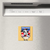 UK Pommel Paard Panda Magneet (Insitu (Vaatwasser))