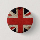 UK Pride Grunge Vlag Ronde Button 3,2 Cm (Voorkant)