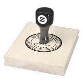 UK Print Houten Oriëntatie Verticaal Smaragdgroen Rubberstempel (Stempel)