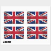 UK RECHTHOEKIGE STICKER (Vel)