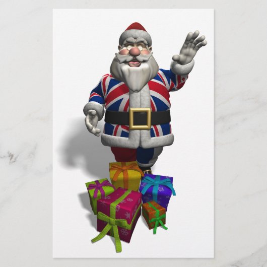UK Santa Claus Briefpapier (Voorkant)
