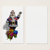 UK Santa Claus Visitekaartjes (Voorkant /achterkant)