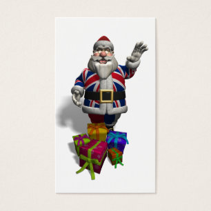 UK Santa Claus Visitekaartjes