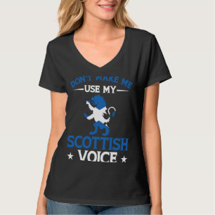 Uk Scotland laat me mijn Schotse stem niet gebruik T-shirt