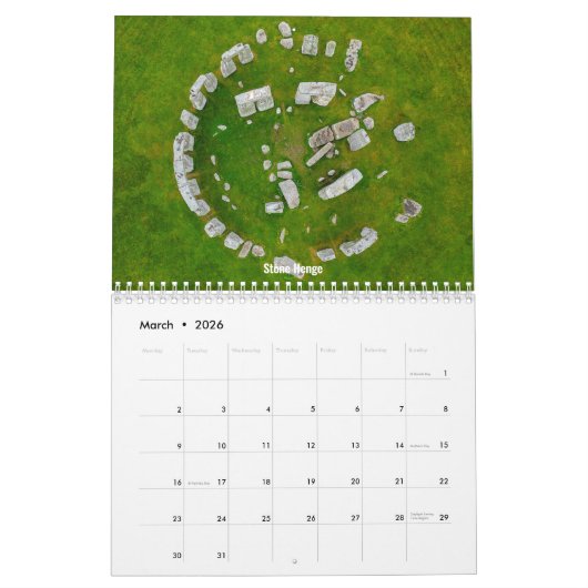 UK Sights Kalender (Mar 2026)