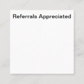 UK Taxi Service Simple Visitekaartjes (Achterkant)