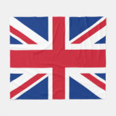 UK UK Royal Union Jack Flag medium Fleece Deken (Voorkant (Horizontaal))