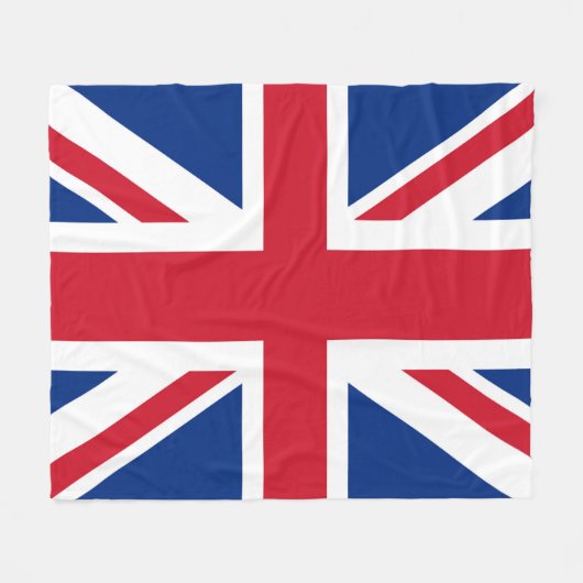 UK UK Royal Union Jack Flag medium Fleece Deken (Voorkant (Horizontaal))