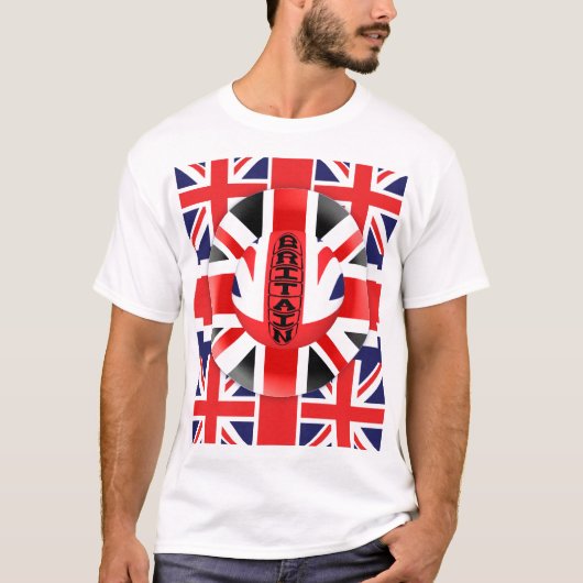 UK Union Jack Abstract T-Shirt (Voorkant)