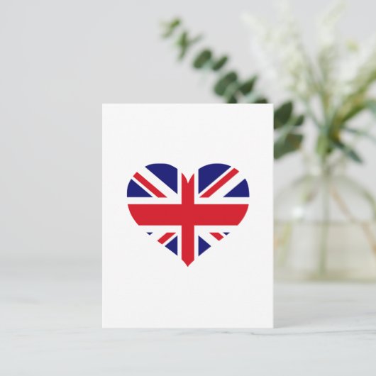 UK Union Jack Briefkaart (Staand voorkant)