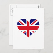 UK Union Jack Briefkaart (Voorkant / Achterkant)