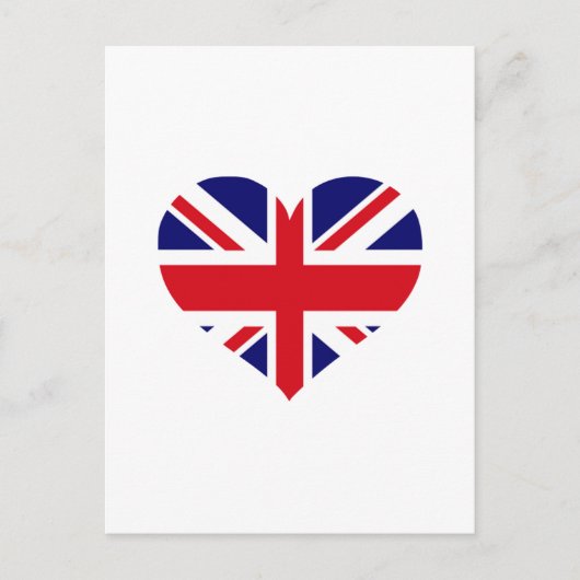 UK Union Jack Briefkaart (Voorkant)